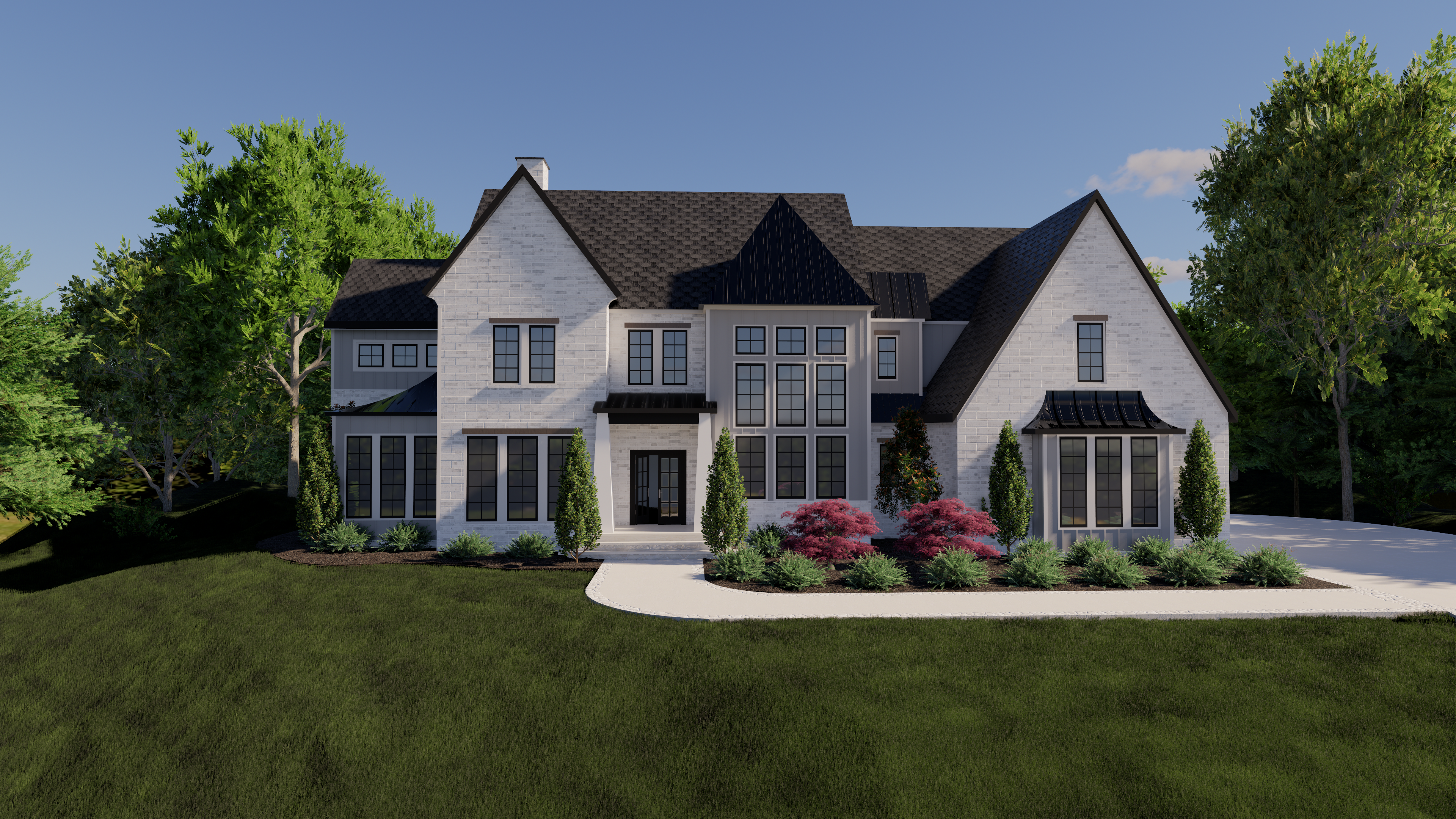 11608 Morehead Drive #180 — Governors Club, Chapel Hill NC 27517 — Front Elevation