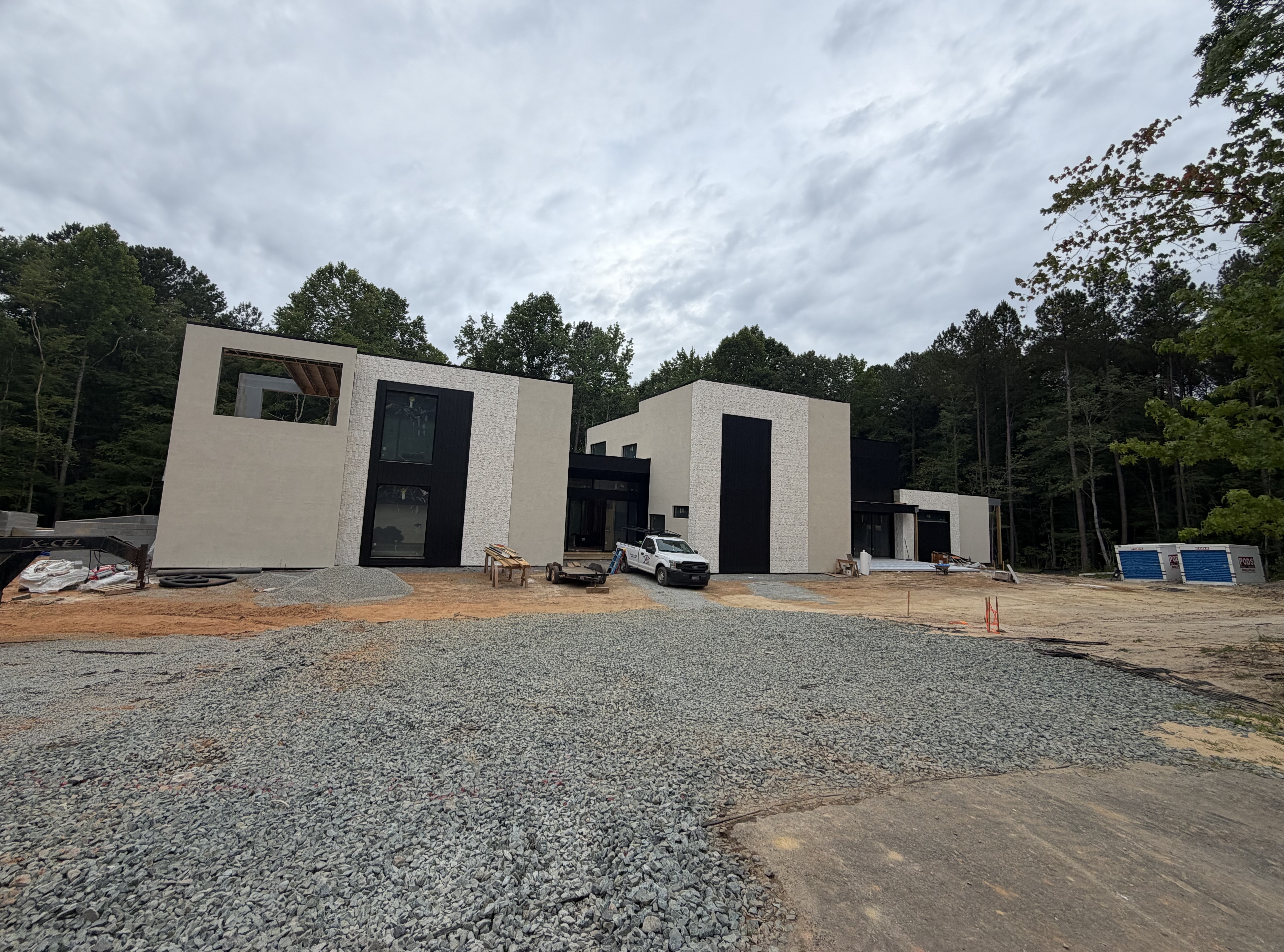 Carolina Crossing custom modern estate — exterior